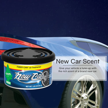 LITTLE TREES-Fiber Can-New Car Scent -1 piece-30g